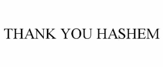 THANK YOU HASHEM