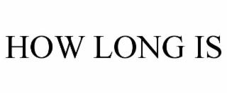 HOW LONG IS