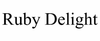 RUBY DELIGHT