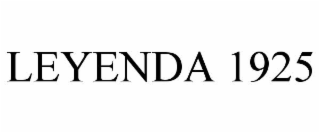 LEYENDA 1925