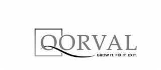 QORVAL GROW IT. FIX IT. EXIT.