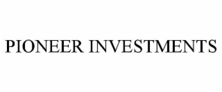 PIONEER INVESTMENTS