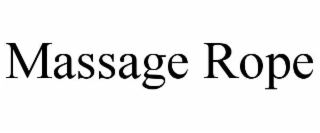MASSAGE ROPE