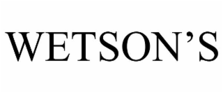 WETSON’S