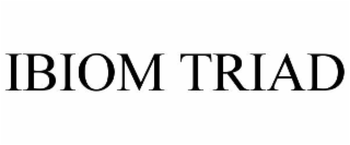 IBIOM TRIAD