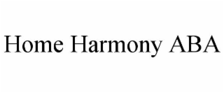 HOME HARMONY ABA