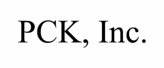 PCK, INC.