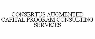 CONSERTUS AUGMENTED CAPITAL PROGRAM CONSULTING SERVICES