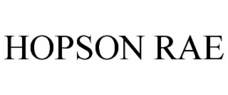 HOPSON RAE