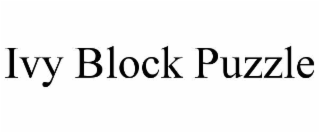 IVY BLOCK PUZZLE
