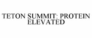TETON SUMMIT: PROTEIN ELEVATED