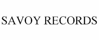 SAVOY RECORDS