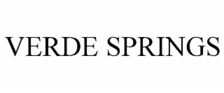 VERDE SPRINGS