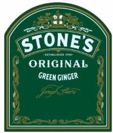 STONE'S ESTABLISHED 1740 ORIGINAL GREEN GINGER JOSEPH STONE