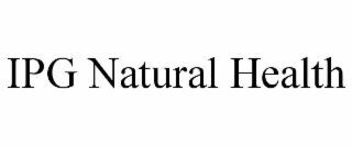 IPG NATURAL HEALTH