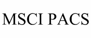 MSCI PACS