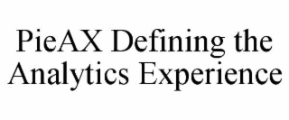 PIEAX DEFINING THE ANALYTICS EXPERIENCE