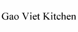 GAO VIET KITCHEN