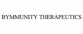 BYMMUNITY THERAPEUTICS