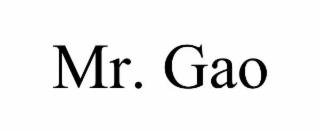MR. GAO