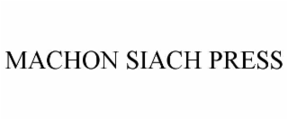 MACHON SIACH PRESS
