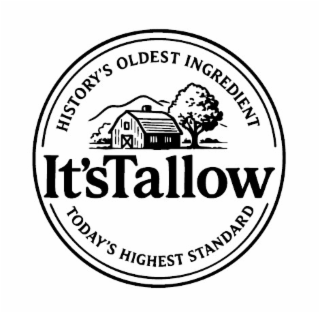 HISTORY'S OLDEST INGREDIENT IT'STALLOW TODAY'S HIGHEST STANDARD