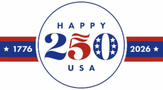 1776 HAPPY 250 USA 2026