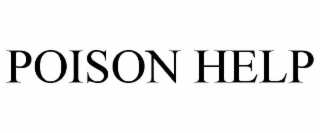 POISON HELP