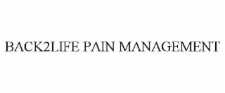BACK2LIFE PAIN MANAGEMENT