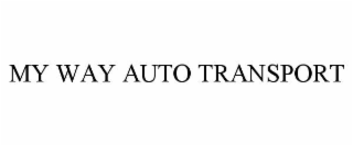 MY WAY AUTO TRANSPORT