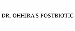 DR. OHHIRA'S POSTBIOTIC