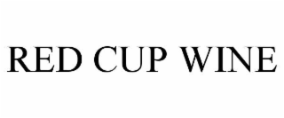 RED CUP WINE