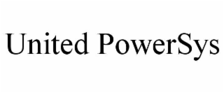 UNITED POWERSYS