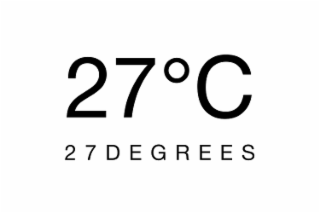 27°C 27 DEGREES