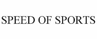 SPEED OF SPORTS