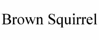 BROWN SQUIRREL