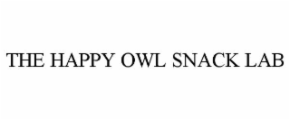 THE HAPPY OWL SNACK LAB