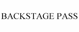 BACKSTAGE PASS