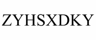 ZYHSXDKY