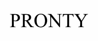 PRONTY