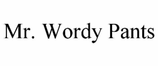 MR. WORDY PANTS