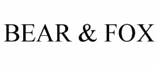 BEAR & FOX