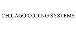 CHICAGO CODING SYSTEMS
