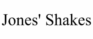 JONES' SHAKES