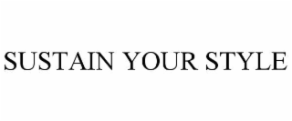 SUSTAIN YOUR STYLE