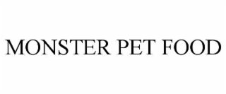 MONSTER PET FOOD