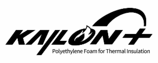 KAILONT POLYETHYLENE FOAM FOR THERMAL INSULATION