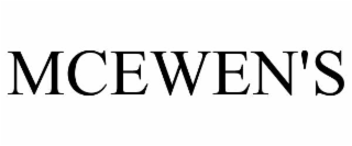MCEWEN'S
