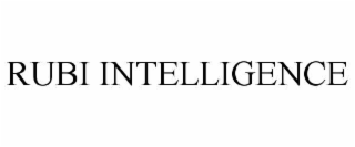 RUBI INTELLIGENCE