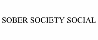 SOBER SOCIETY SOCIAL